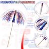 100 Pcs 4th of July Firework Pick Patriotic Red White Blue Cake Cocktail Food Fruit Drinks BBQ Dessert Picks Cupcake Topper Decoration for Independence Day Party Supplies view 3