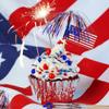 100 Pcs 4th of July Firework Pick Patriotic Red White Blue Cake Cocktail Food Fruit Drinks BBQ Dessert Picks Cupcake Topper Decoration for Independence Day Party Supplies view 4
