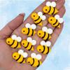 12 Jumbo Icing Bees Edible Sugar Decorations for Cakes, Cupcakes, Cookies Handmade Bee Cake Toppers Yellow and Black By Simply Sucr (36 Bees) view 1