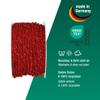 Halbach Seidenbnder Premium Cord Two-Tone | Width 4 mm Length 25 m | Made in Germany & Oeko-Tex Certified | Glittering Satin Cord Made of Acetate | Colour: Red/Gold view 3