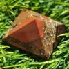 1"inch Red Jasper Crystal Pyramid Natural Crystals and Healing Stones Red Jasper Pyramids Red Gemstones for Meditation Reiki Energy Balancing Good Luck Gifts 2PCS view 3