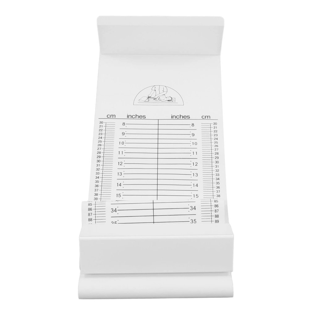 Baby Height Measuring Ruler, Infant Measure Mat Washable Height Measurement Pad, Collapsible Baby Growth Monitor for Home or Professional Environments