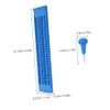 Hoement 1set Reusable Braille Writing Kit Braille Board and Stylus for Blind Learning Line Essential Tool for Visually Impaired Individuals view 2