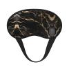 Black Gold Marble It is a Black-Rimmed Eye mask. The Soft Eye mask can Improve Sleep Quality and is Suitable for Indoors, Outdoors and Traveling. view 1