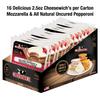 Cheesewich Protein Snacks - 18g Protein Mozzarella & Uncured Pepperoni Cheese Slices, Keto-Friendly Healthy Snacks, 2.5 oz Pack of 16 view 2