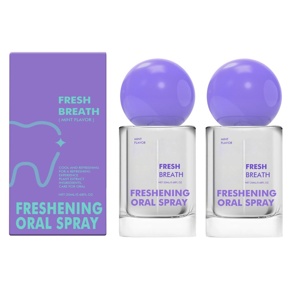2PCSProbiotic Oral Spray, Freshening Oral Probiotic Spray, Probiotic Oral Spray for Men Women Breath Care