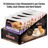 Cheesewich Protein Snacks - Colby Jack & Hard Salami Slices, Pack of 16, 2.5 oz Each, Keto Friendly, Ideal for Camping, Healthy Snacks with 16g Protein Per Serving view 2