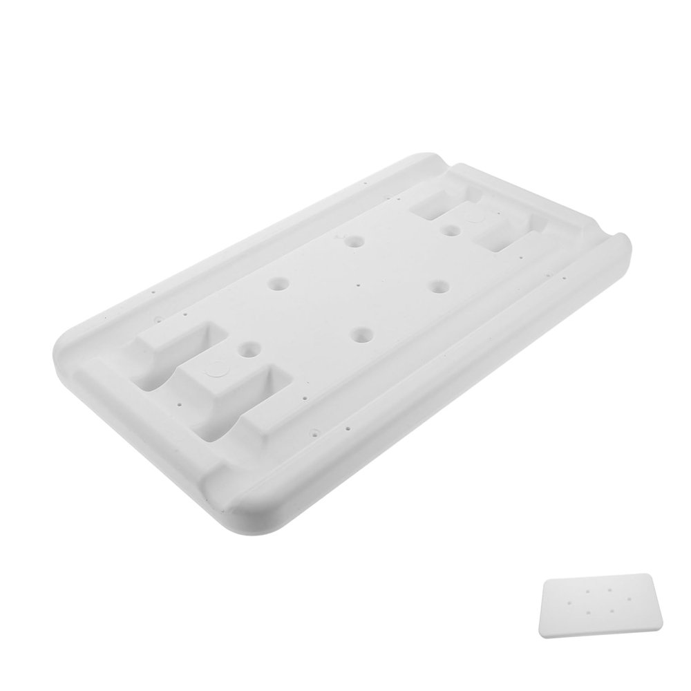 FOMIYES Plastic Shower Seat Board for Bath Chair and Walker Lightweight Blow-Molded Plastic with Enhanced Stability for Seniors and Disabled Users Easy to Replace Bath Stool Part