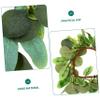 LIFKICH Floral Candle Ring Wreath Small Decorative Artificial Flower Wreath for Party Tabletop Centerpiece view 3