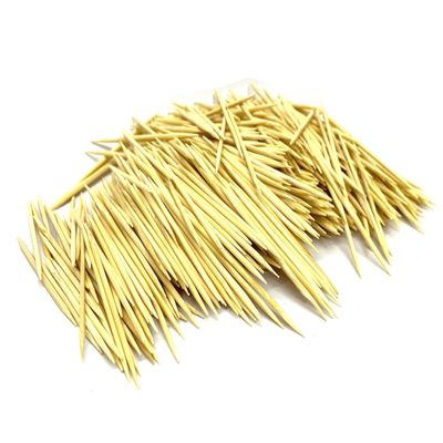 1000-Pack Natural Bamboo Toothpicks Sturdy, Splinter-Free & Eco-Friendly | Perfect for Travel, Kitchen, and Party Use