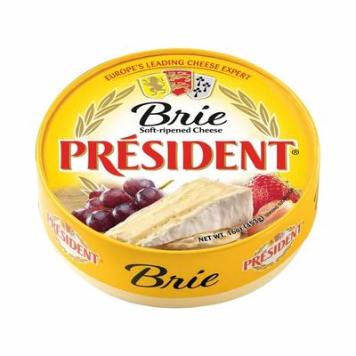 Brie Plain 60% Wheel 16 OZ Pack of 2