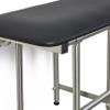 Seachrome 18" x 15" Black Padded Cushion Folding Wall Mount Bench Shower Seat with Legs, ADA Compliant view 2