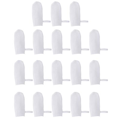 HOUDERCO 1set Finger Toothbrush Soft Gauze Oral Cleaners for Boy Girl Safe and Gentle Toothbrushes for Tongue and Gum Cleaning for Newborns and Toddlers