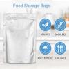 100pcs 1 Pint Mylar Bags - Thick 10 Mil - 5.5"x7.5" Stand Up Zipper Pouches Bags, Resealable and Heat Sealable Vacuum Sealing Bag for Long Term Food Storage view 4