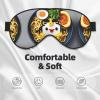 Egg Cup Noodle Ramen Print Sleep Eye Mask with Adjustable Strap Soft for Airplane Travel Relax Yoga Nap Meditation view 3