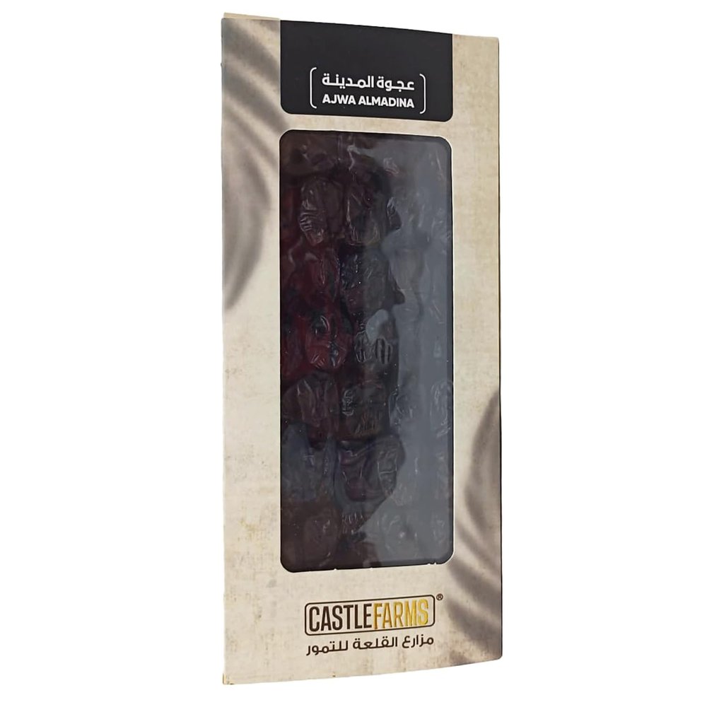 AJWA ALMADINA Dates - Premium Quality Saudi Arabian - Naturally Sweet & Soft - Halal - Fresh and Dried - Perfect for Ramadan - Healthy Lifestyle - 800g