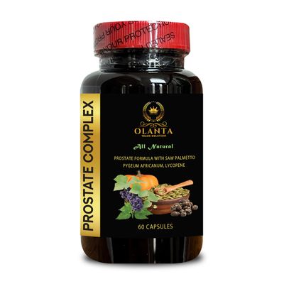 Prostate Support Formula - Natural Prostate Care Formula Herbal Blend with Saw Palmetto & Pumpkin Seed Oil Prostate Wellness for Men - 1 Bottle 60 Capsules
