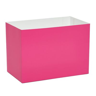 25ea - 7 X 4 X 5 Hot Pink Matte Premium Basket Box - Pkg