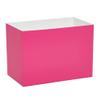 25ea - 7 X 4 X 5 Hot Pink Matte Premium Basket Box - Pkg view 1