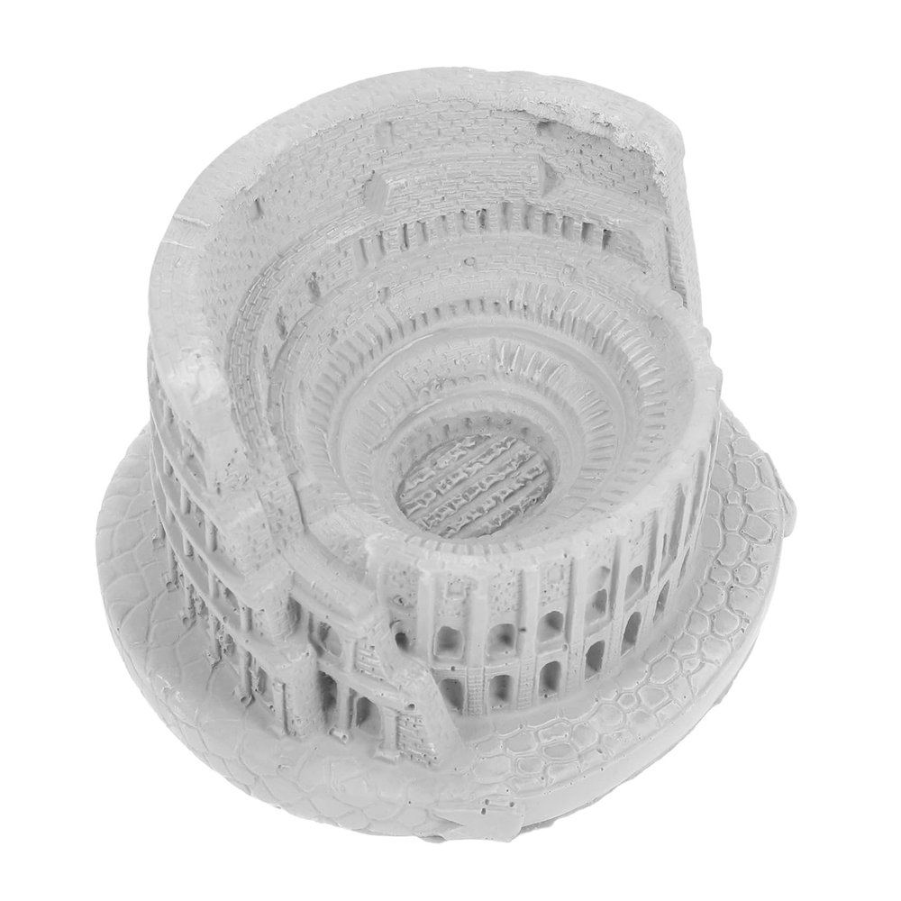 FONDOTIN Colosseum Shape Plaster Diffuser for Bedroom Living Room and Office Elegant Roman Decor Enduring and Portable Design