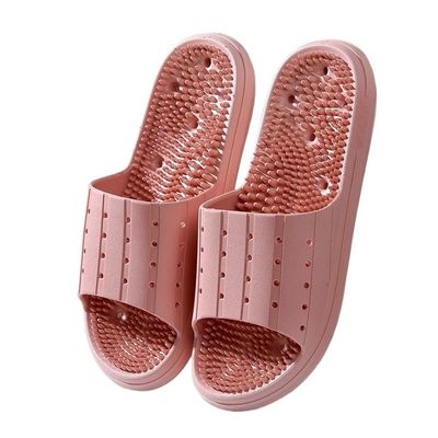 Acupressure Slippers Men Foot Massage Relax Shoes Women Deep Tissue Foot Massager Reflexology Therapy Massage Sandals Relief Plantar Fasciitis Pain(Pink,6.5/7)