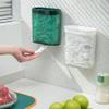 Clingfilm Container Clingfilm Organizer with 200Pcs Fresh Keeping Bags, Multi-Functional Food Storage Covers Packaging Box,Green view 2