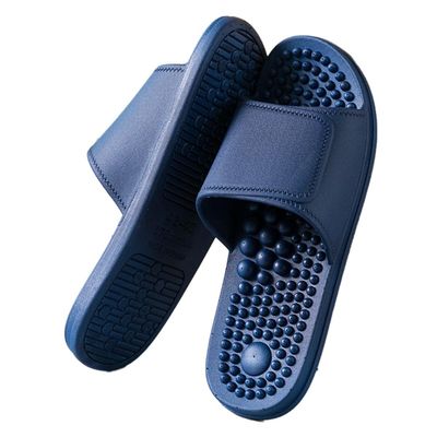Acupressure Massage Slippers Women Men Reflexology Therapy Slippers Plantar Fasciitis Arthritis Neuropathy Pain Relief Acupuncture Sandals Home Shower Shoes(Deep Blue,8.5/9)