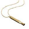 GJMLUNFZQ Meditation Breath Decompression Pendant Necklace Meditation Small Man Waist Round Tube Whistle view 1