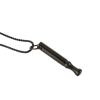 GJMLUNFZQ Meditation Breath Decompression Pendant Necklace Meditation Small Man Waist Round Tube Whistle view 1