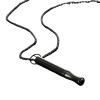 GJMLUNFZQ Meditation Breath Decompression Pendant Necklace Meditation Small Man Waist Round Tube Whistle view 1