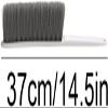 Whisk Broom Hand HeldHand Brush,Multifunctional Cleaning Brush Large Soft Bed Brush Can be Washed Repeatedly Suitable for Hotel Family Clothes Dust Sofa Bedspread Carpet Cleaning dust Catcher(White) view 2