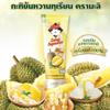 Thai Durian Condensed Coconut Milk with 140g - Creamy & Rich, Easy Squeeze Tube Durian paste Spread for Bread, Desserts, and Beverages view 3