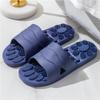 Reflexology Massage Slippers Men Women Plantar Fasciitis Relief Foot Massager Foot Acupoint Massage Sandals Acupressure Massage Shower Shoes Stress Relief(Dark Blue,48/49 EU) view 2
