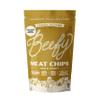 Beefy Meat Chips Lemon Pepper Flavor | 13g Protein Per Serving, Prime Brisket Jerky Chips with Real Salt | High Protein Low Sugar Snack | Carnivore Diet Friendly | 2.5 oz. Bag, 1 Pack