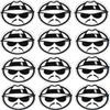 Cholo Homie Homeboy Edible Wafer Uncut Cupcake, Cookie Toppers 2 Inch Round view 1