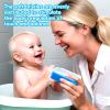 Cradle Cap Brush for Babies, 5Pcs Cradle Cap Treatment Set with Soft Bristle Brushes Silicone Scrubber Long Comb for Newborn Bathing Essentials Baby Brush and Comb Set (Orange) view 4