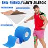 16 Rolls Kinesiology Tape, 16 Colors 2 inch x 16.4 Feet Waterproof Athletic Tape, Uncut Kinetic Tape, Elastic Muscle Tape, Sports Tape, Knee Tape for Exercise and Daily Use view 3
