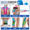 16 Rolls Kinesiology Tape, 16 Colors 2 inch x 16.4 Feet Waterproof Athletic Tape, Uncut Kinetic Tape, Elastic Muscle Tape, Sports Tape, Knee Tape for Exercise and Daily Use view 4
