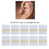 30 Pcs Ear Patches Portable Silicone Ear Covers Ear Protectors for Swimming, 2.76x3.15in view 2