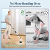 Electric Spin Scrubber, Cordless Cleaning Brush Scrubber for Home 9 Replaceable Brush Heads with Extension Handle, 3 Speeds for Bathroom Shower Bathtub Glass Car view 4