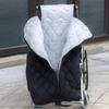 Wheelchair Warmer Blanket - Thicken Windproof Cozy Leg Cover with Zipper & Fleece Lined, Ideal for Elderly and Disabled, Keeps Lower Body Warm view 1