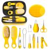 Baby Healthcare and Grooming Kit, Portable Baby Safety Care Set, Baby Essentials kit for Newborn(Yellow 13 in 1) view 1