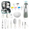 Baby Healthcare and Grooming Kit, Portable Baby Safety Care Set, Baby Essentials kit for Newborn (Grey White 20 in 1) view 1