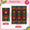 100PCS Mexican Fiesta Paper Napkins Disposable Hand Towels for Bathroom 3 Ply Cinco De Mayo Guest Napkins Decorative Mandala Flower Dinner Napkins for Wedding Birthday Mexico Taco Party Supplies view 2