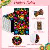 100PCS Mexican Fiesta Paper Napkins Disposable Hand Towels for Bathroom 3 Ply Cinco De Mayo Guest Napkins Decorative Mandala Flower Dinner Napkins for Wedding Birthday Mexico Taco Party Supplies view 3