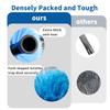 3 Pack Screw on Webster Cobweb Duster Head for Pole,Spider Web Remover Brush, Cobweb Duster Head Attachment,Fits Standard 3/4 inch Threaded Poles (3, Blue) view 2