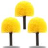 3 Pack Screw on Webster Cobweb Duster Head for Pole,Spider Web Remover Brush, Cobweb Duster Head Attachment,Fits Standard 3/4 inch Threaded Poles (3, Yellow) view 1