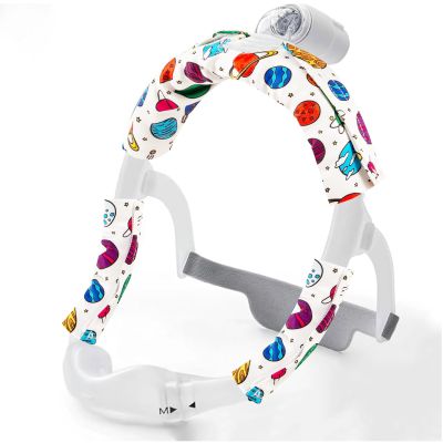 3 Pcs Satin Strap Covers, Silky Mask Frame Covers Pads Compatible with DreamWear or AirFit N30i/P30i Headgear Cover Set Hair Protector for Women Face Cushion for Reduce Red Marks (Multicolor)