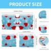 3 Pcs Satin Strap Covers, Silky Mask Frame Covers Pads Compatible with DreamWear or AirFit N30i/P30i Headgear Cover Set Hair Protector for Women Face Cushion for Reduce Red Marks (Heart) view 2