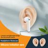 2 Pcs Silicone Ear Model, Fake Ear Models Left and Right Soft Flexible Model Fake Ear Piercing Practice,Realistic Silicone Ear Mold for Study Practice Teaching Tool, Jewelry Display view 4